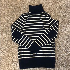 Jcrew navy turtle neck lightweight sweater